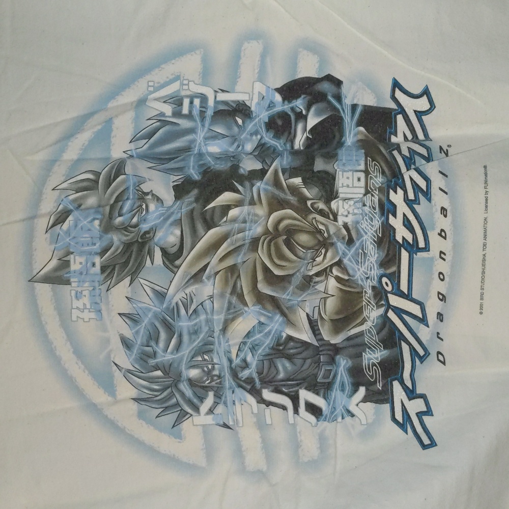 Vintage Dragon Ball Z Super Saiyans Goku 2001 Bird Studio